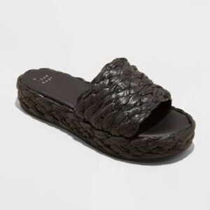 Target A New Day women’s sarafina woven two-band slide sandals